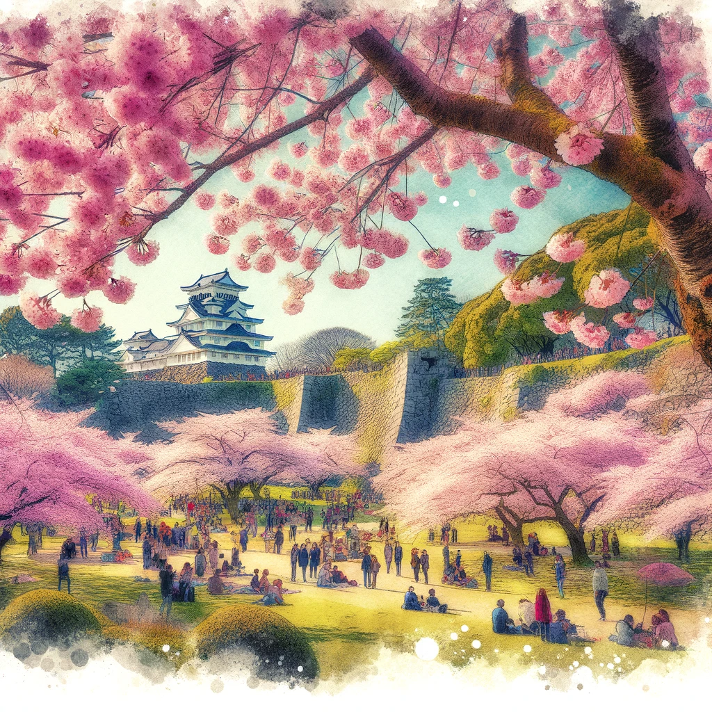 鹿野城跡公園桜祭り2024桜