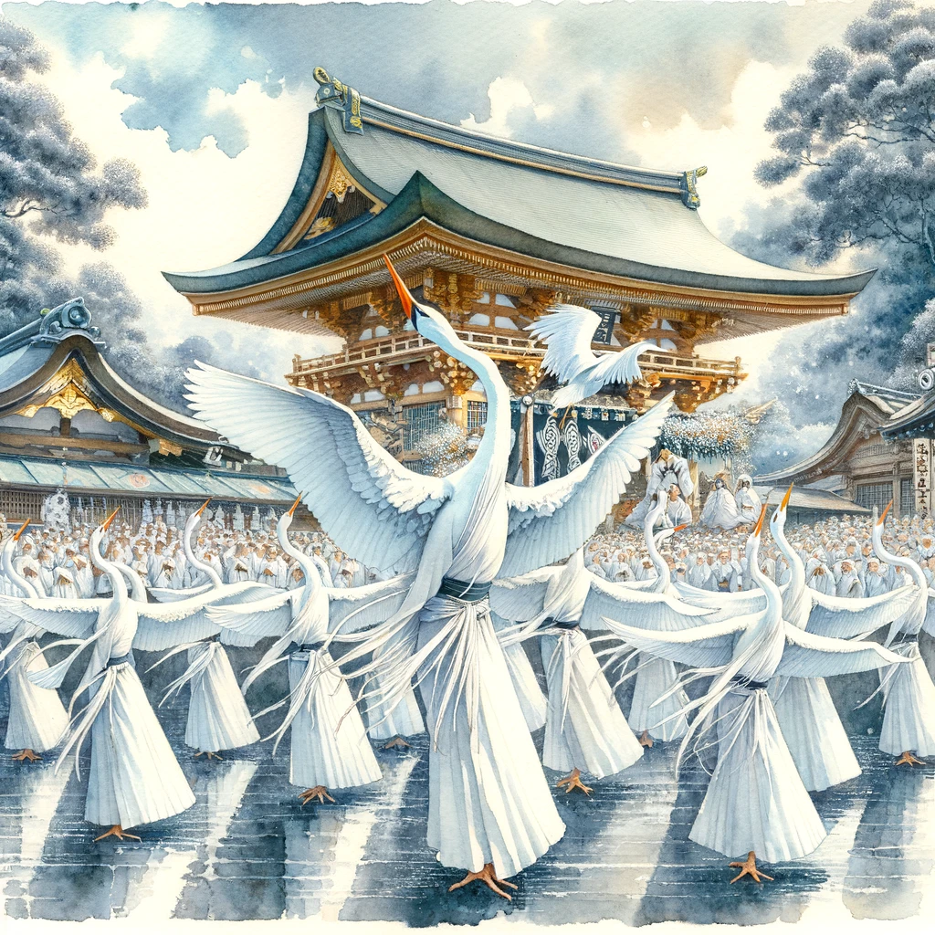 津和野祇園祭2024年鷺舞の神事の見どころアクセス情報