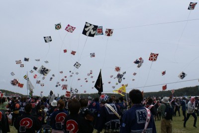 浜松祭り 凧揚げ